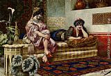 Idle Hours in the Harem by Franz Von Defregger